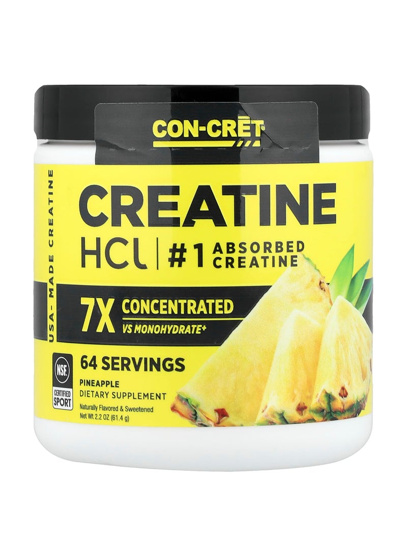Creatine HCI, Pineapple, 2.2 oz (61.4 g)